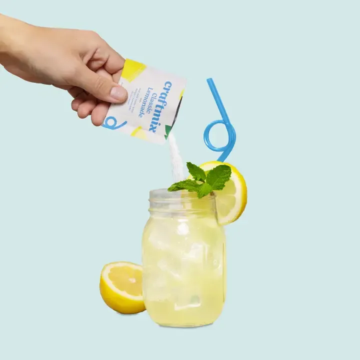 Classic Lemonade Cocktail / Mocktail Mixer - 24ct Caddy