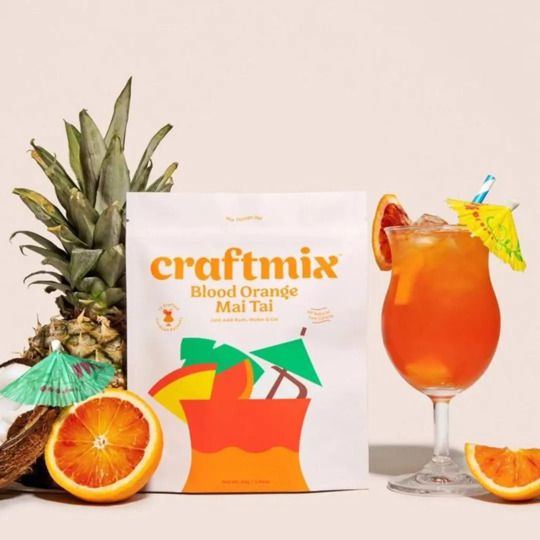 Blood Orange Mai Tai Cocktail Mixer - 12 Servings Multipack