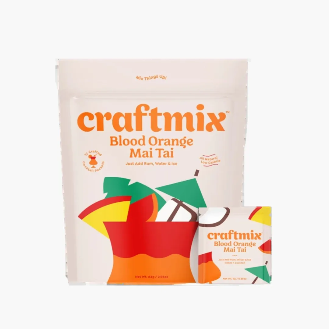 Blood Orange Mai Tai Cocktail Mixer - 12 Servings Multipack