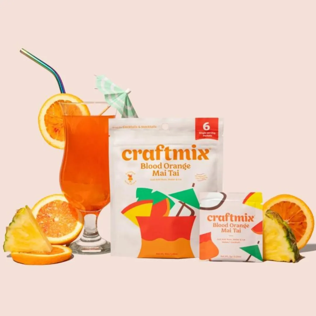Blood Orange Mai Tai Cocktail Mixer - 6 Servings Multipack