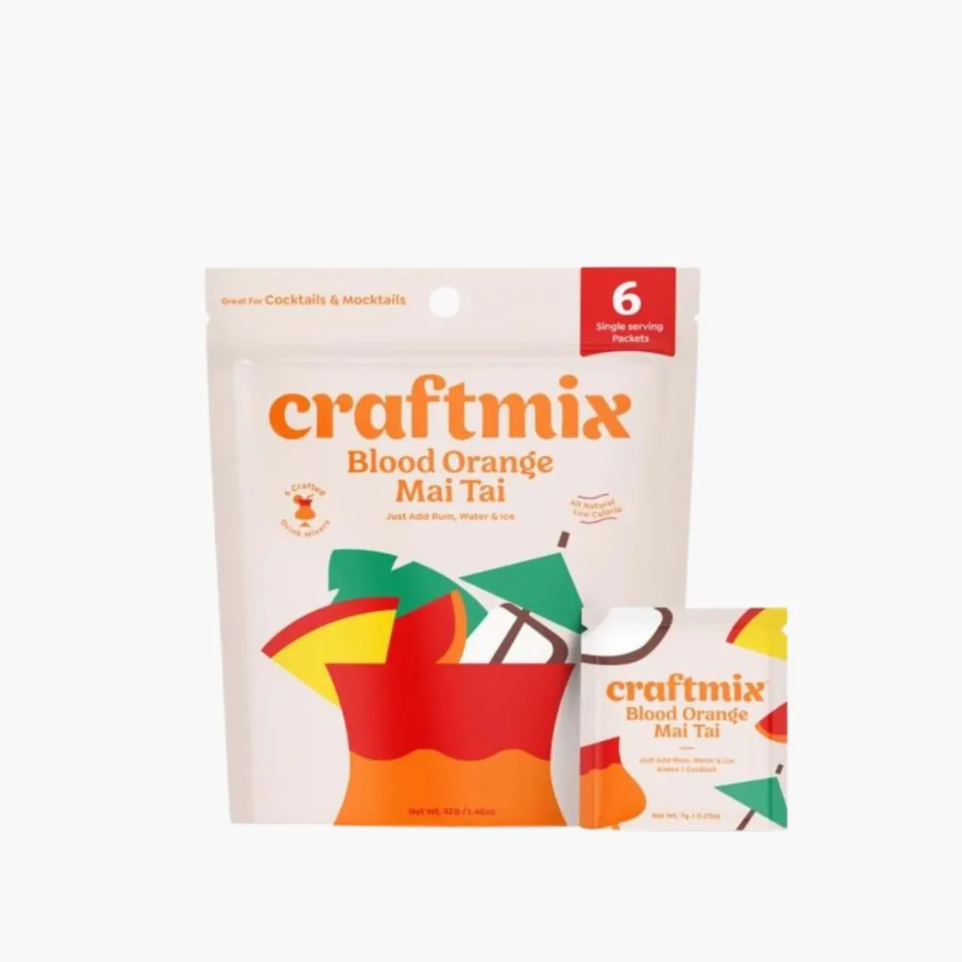 Blood Orange Mai Tai Cocktail Mixer - 6 Servings Multipack