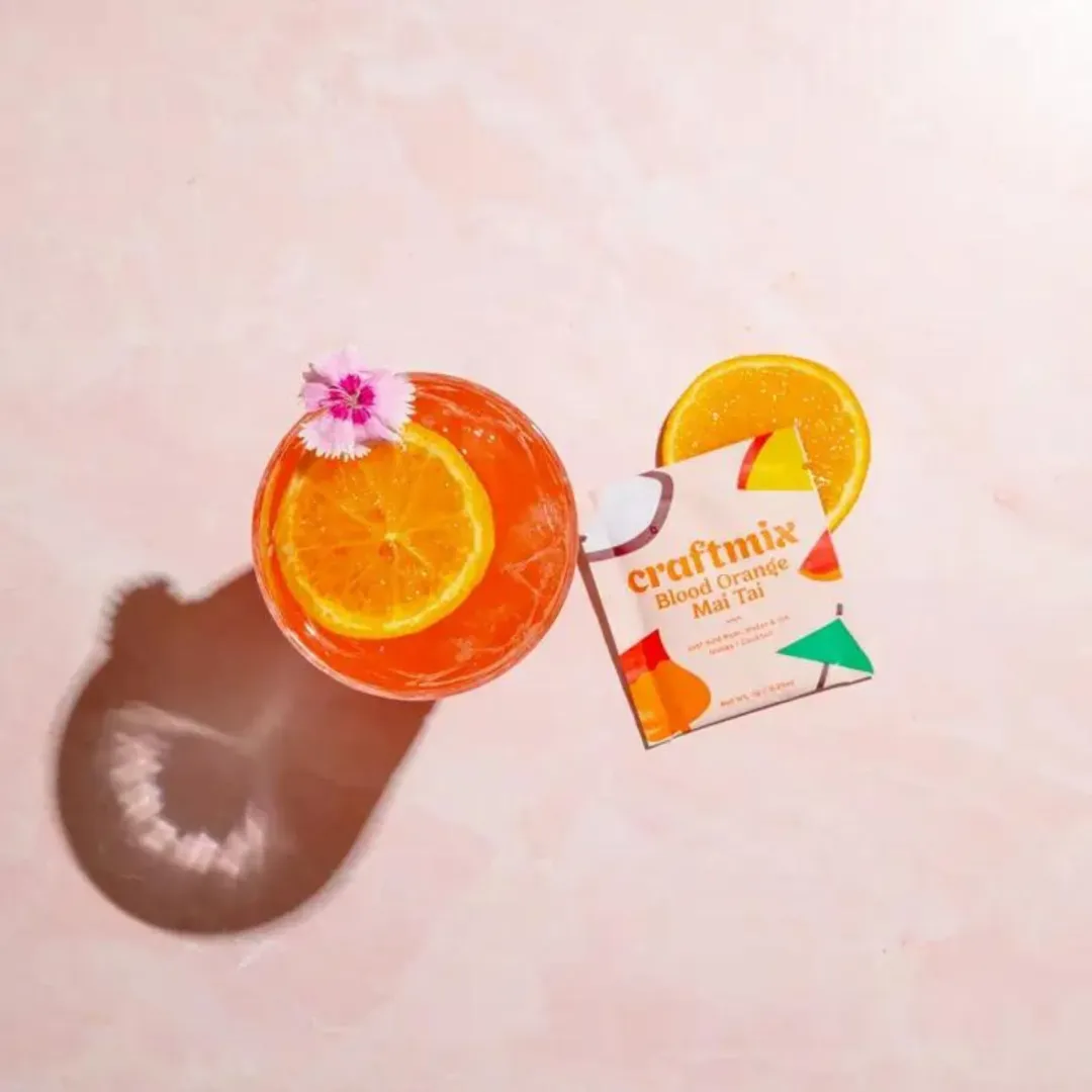 Blood Orange Mai Tai Cocktail / Mocktail Mixer - 24ct Caddy