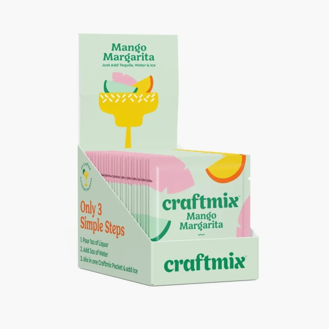 Mango Margarita Cocktail / Mocktail Mixer - 24ct Caddy