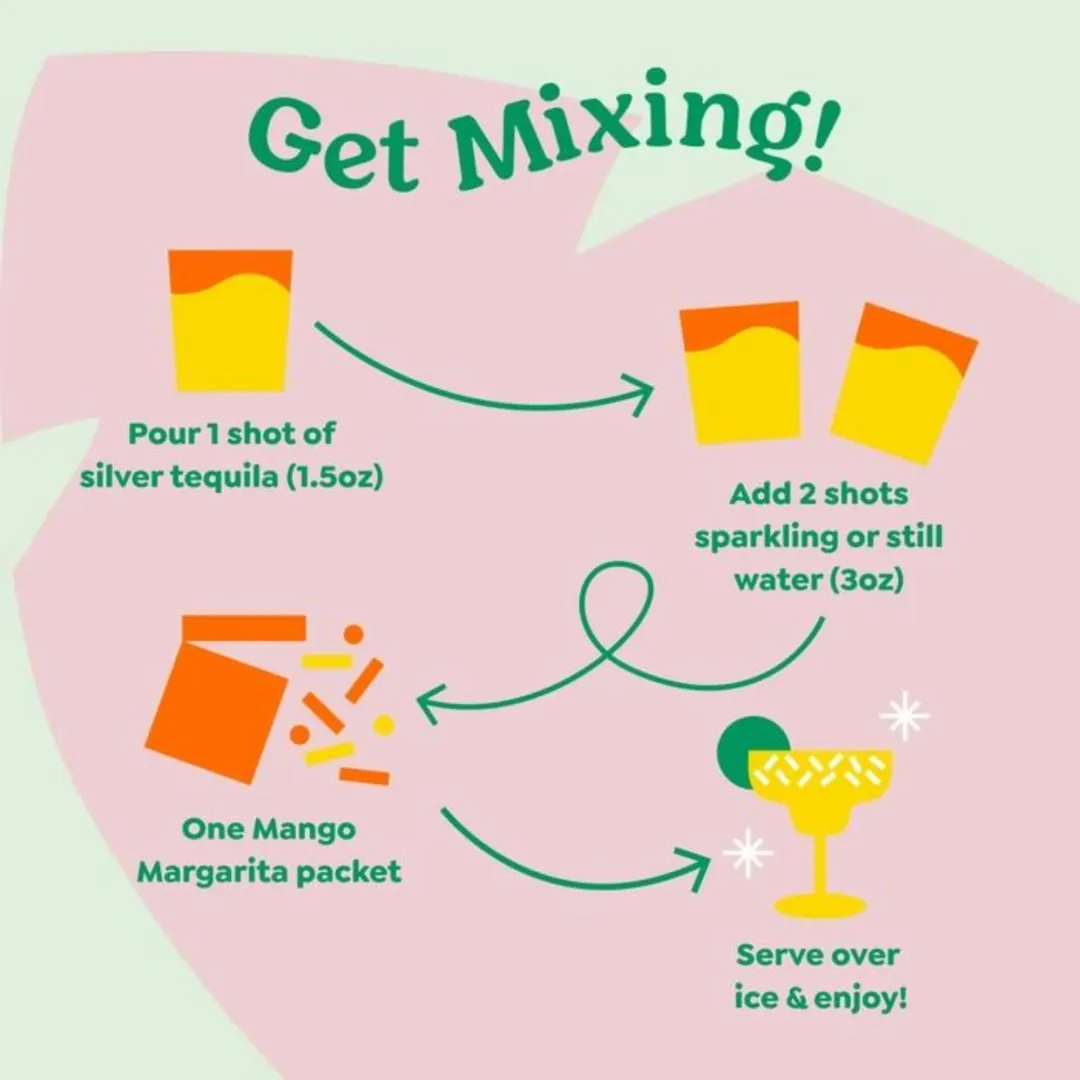 Mango Margarita Mixer - Single Packets / Caddy Refills
