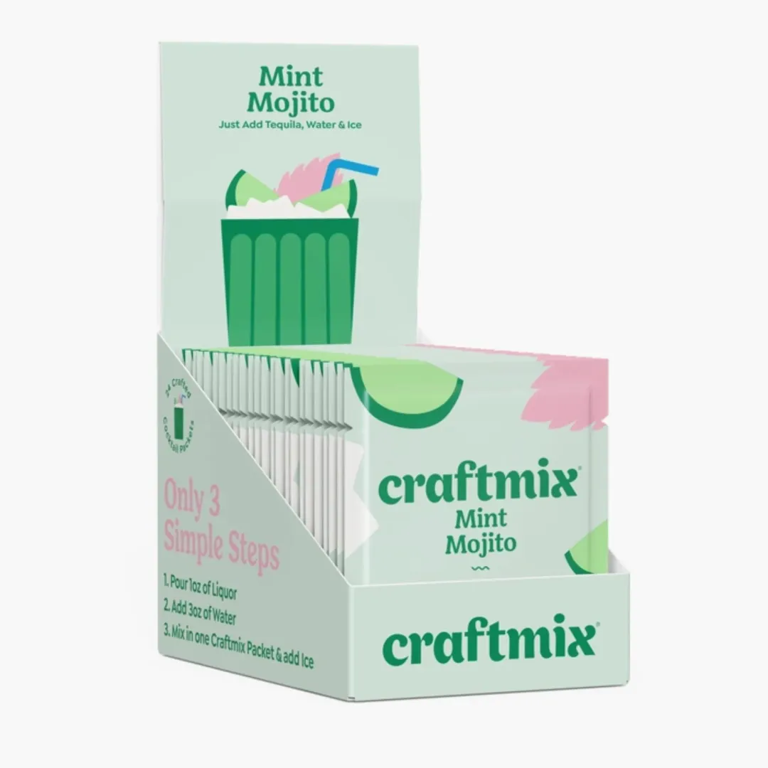 Mint Mojito Cocktail / Mocktail Mixer - 24ct Caddy