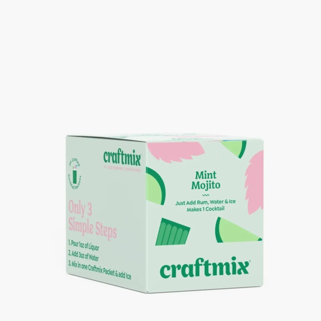 Mint Mojito Cocktail / Mocktail Mixer - 24ct Caddy