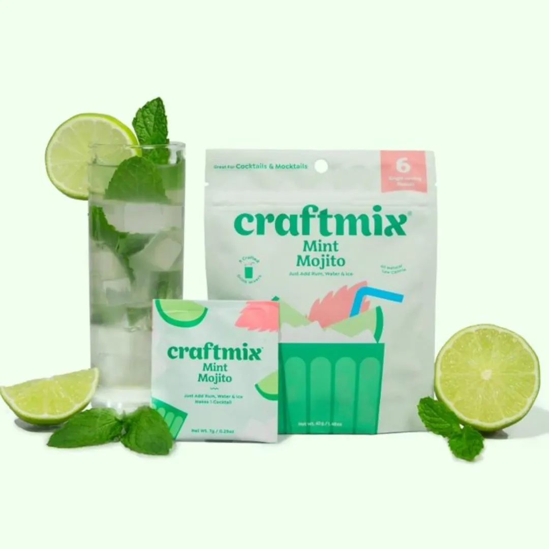 Mint Mojito Cocktail / Mocktail Mixer - 6 Servings Multipack