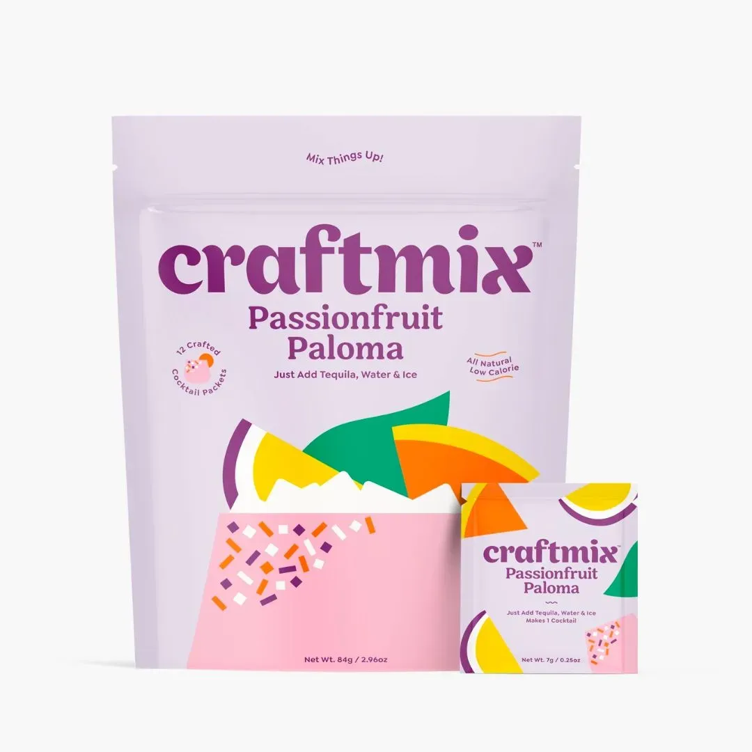 Passionfruit Paloma Cocktail Mixer - 12 Servings Multipack