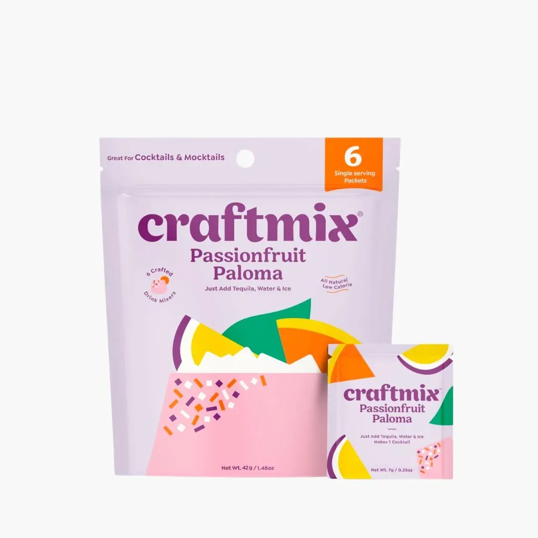 Passionfruit Paloma Cocktail Mixer - 6 Servings Multipack