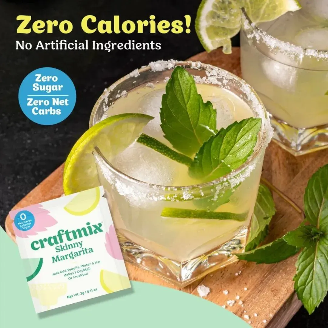 Skinny Margarita Mixer - Single Packets / Caddy Refills