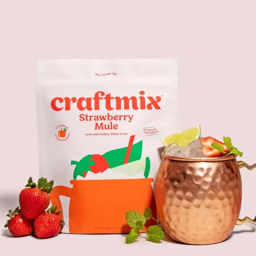 Strawberry Mule Cocktail Mixer - 12 Servings Multipack