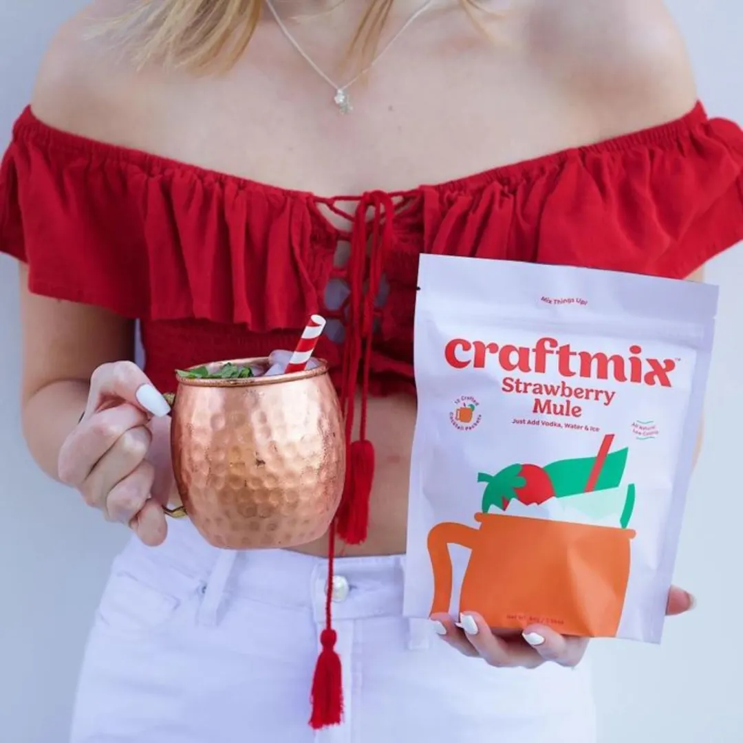 Strawberry Mule Cocktail Mixer - 12 Servings Multipack