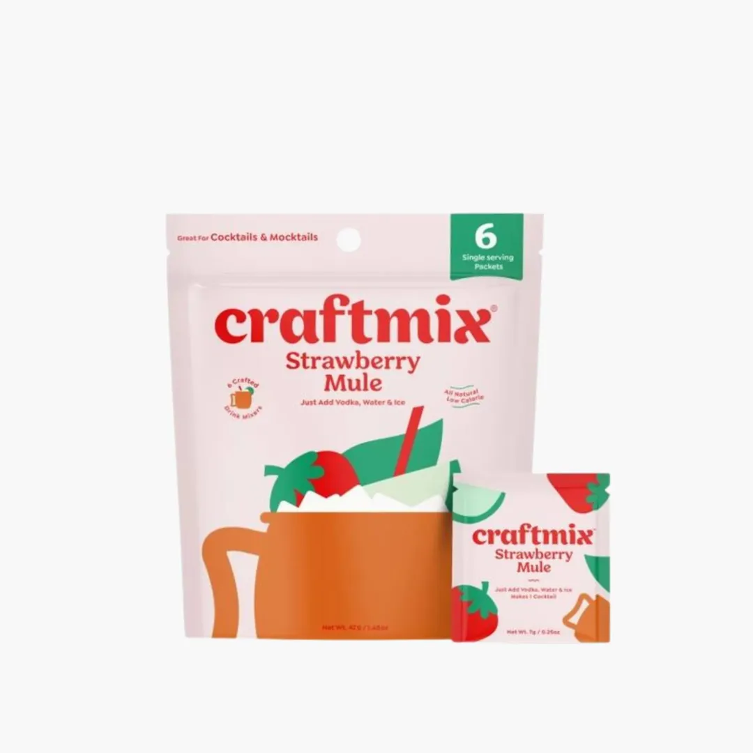 Strawberry Mule Cocktail Mixer - 6 Servings Multipack