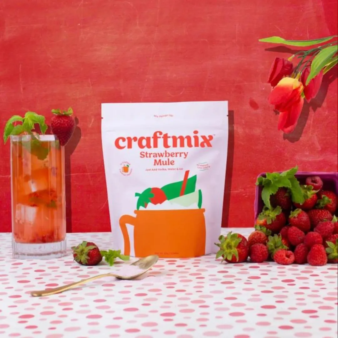 Strawberry Mule Cocktail / Mocktail Mixer - 24ct Caddy