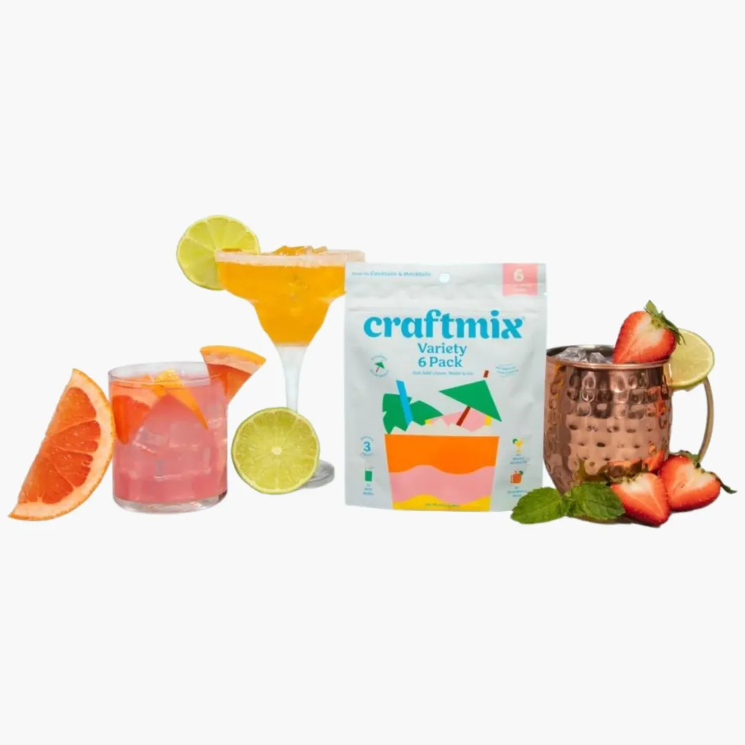 Variety Pack Cocktail Mixers - 6 Servings Multipack