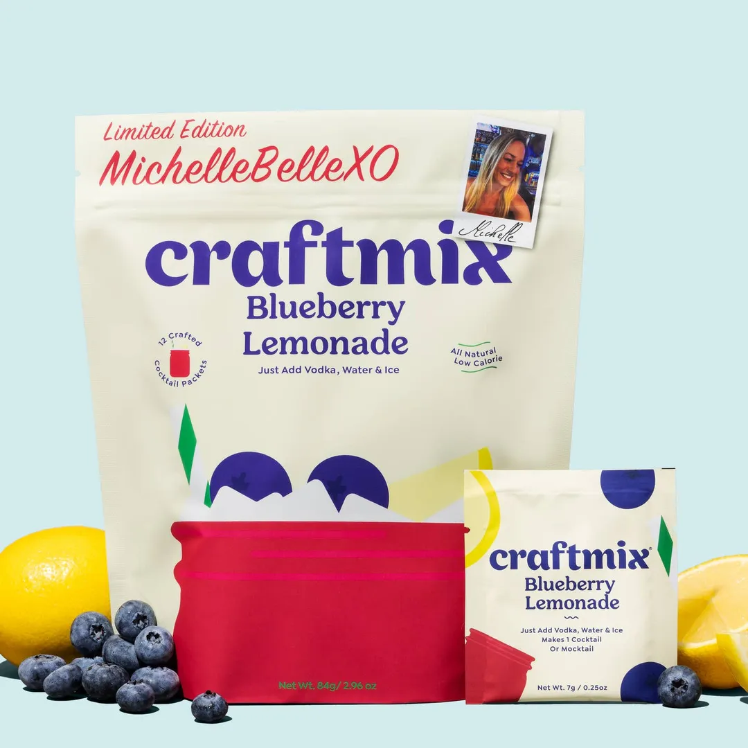Blueberry Lemonade & Cocktail Mixer - Single Packets 