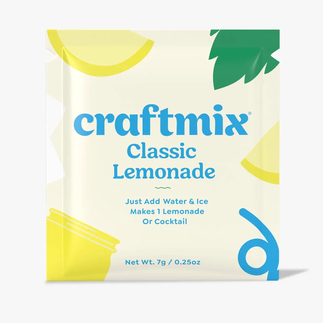 Classic Lemonade & Cocktail/Mocktail Mixer - Single Packets
