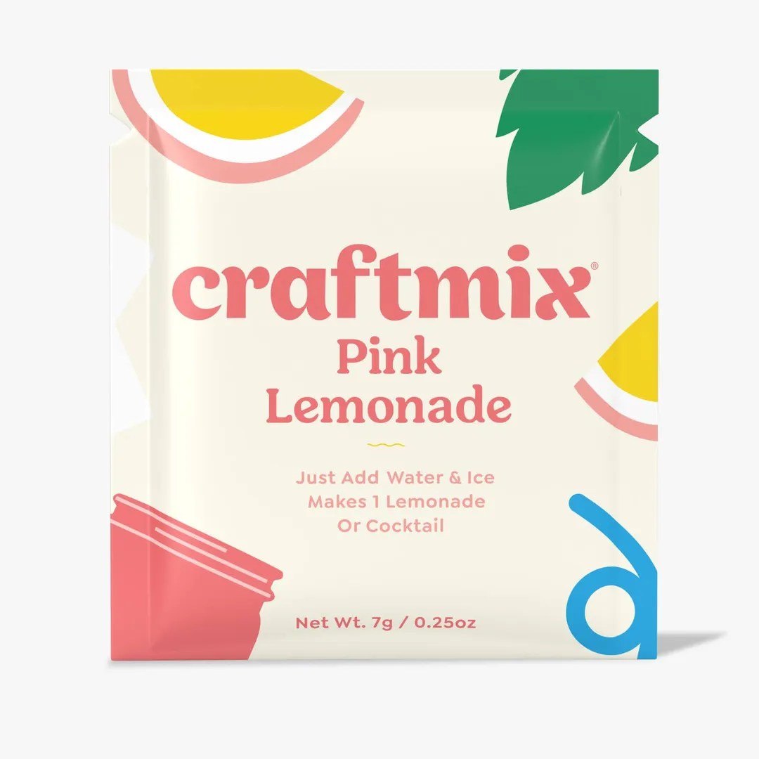 Pink Lemonade Beverage / Drink Mixer - Single Packets