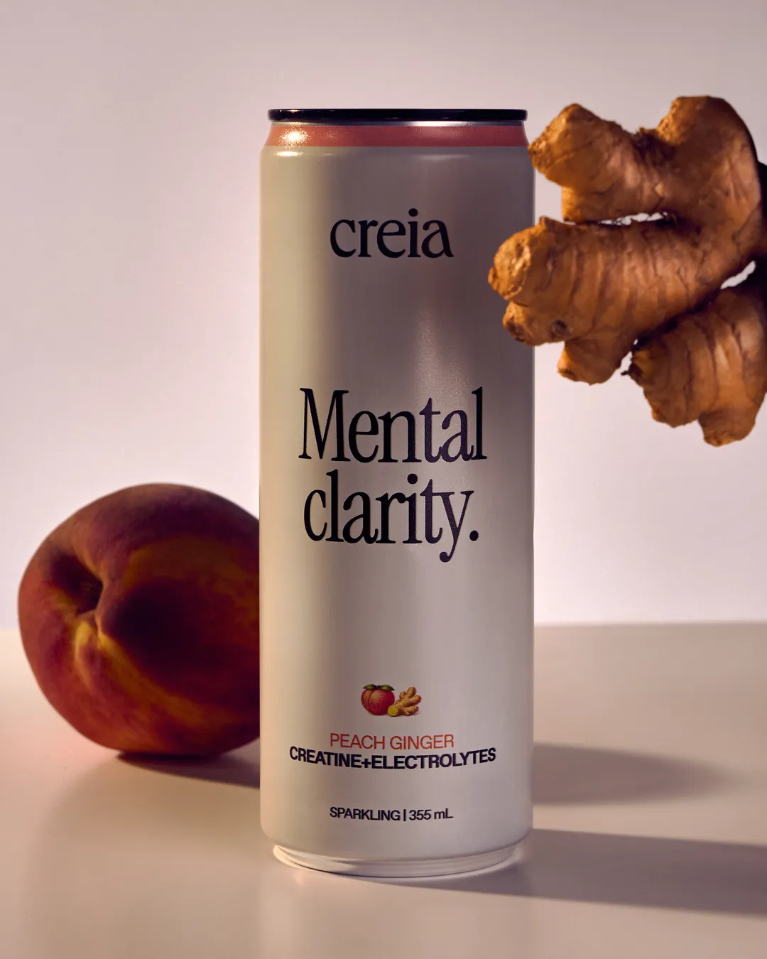 Creia Sparkling Creatine - Peach Ginger