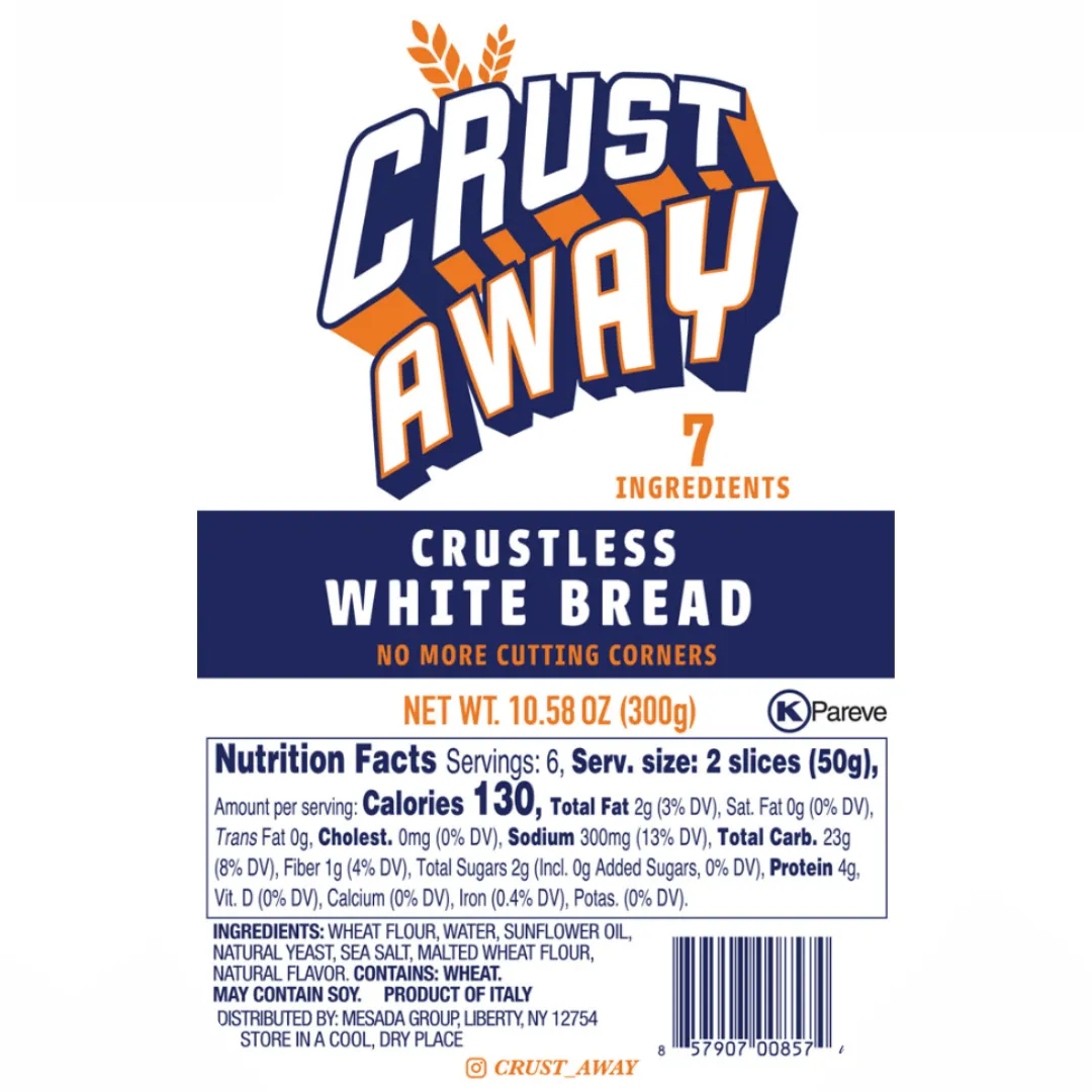 Crustless White Bread 6 pack