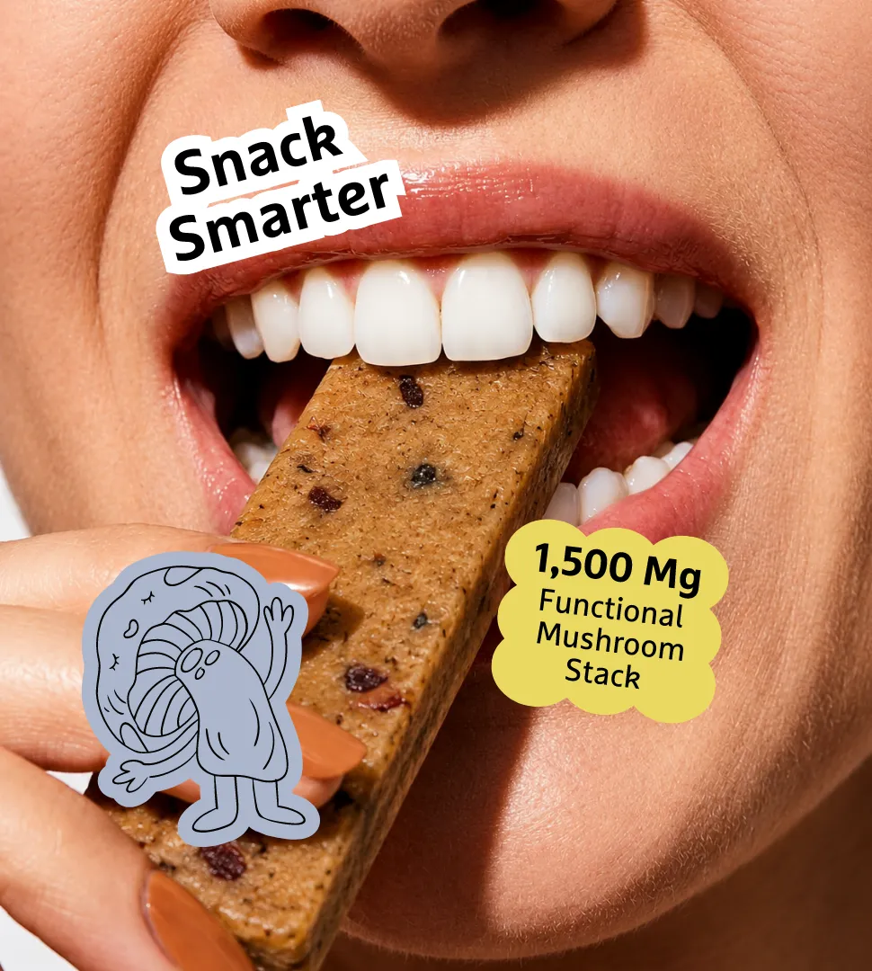 Oat Cacao Mushroom Bar – 12ct Case | Functional, Plant-Based