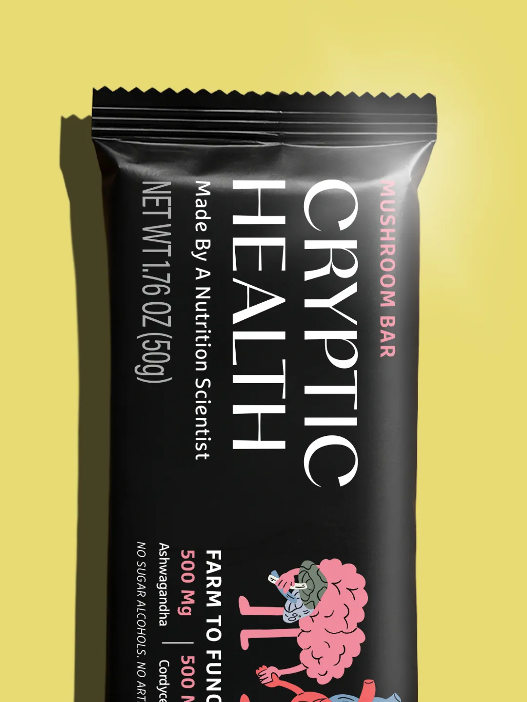 Oat Cacao Mushroom Bar – 12ct Case | Functional, Plant-Based