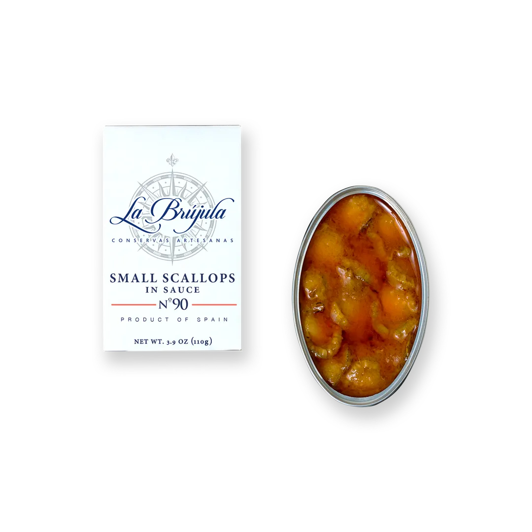 La Brujula Small Scallops in Sauce - 3.9 oz