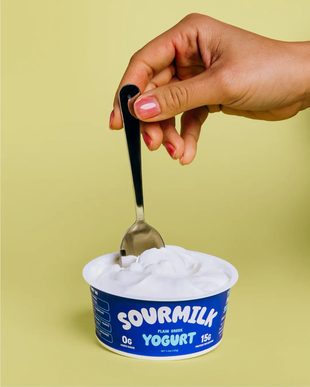Sourmilk Plain Probiotic Greek Yogurt (4.9oz single serve)