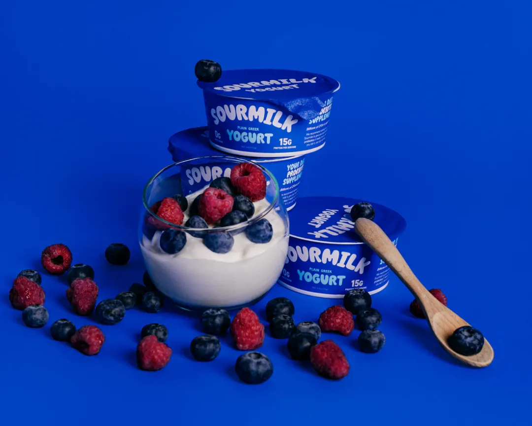 Sourmilk Plain Probiotic Greek Yogurt (4.9oz single serve)