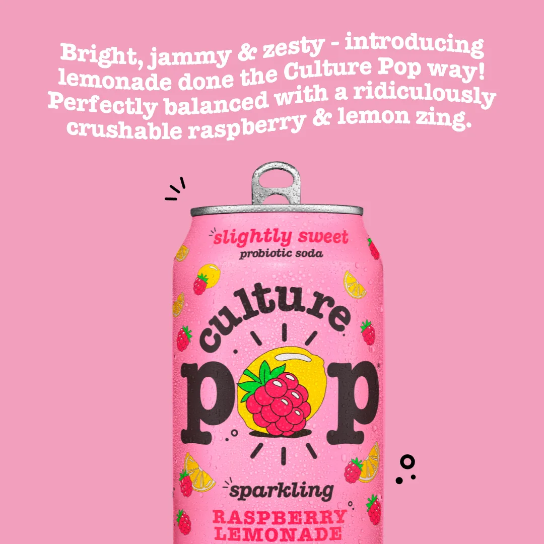 Sparkling Raspberry Lemonade - 12 Pack