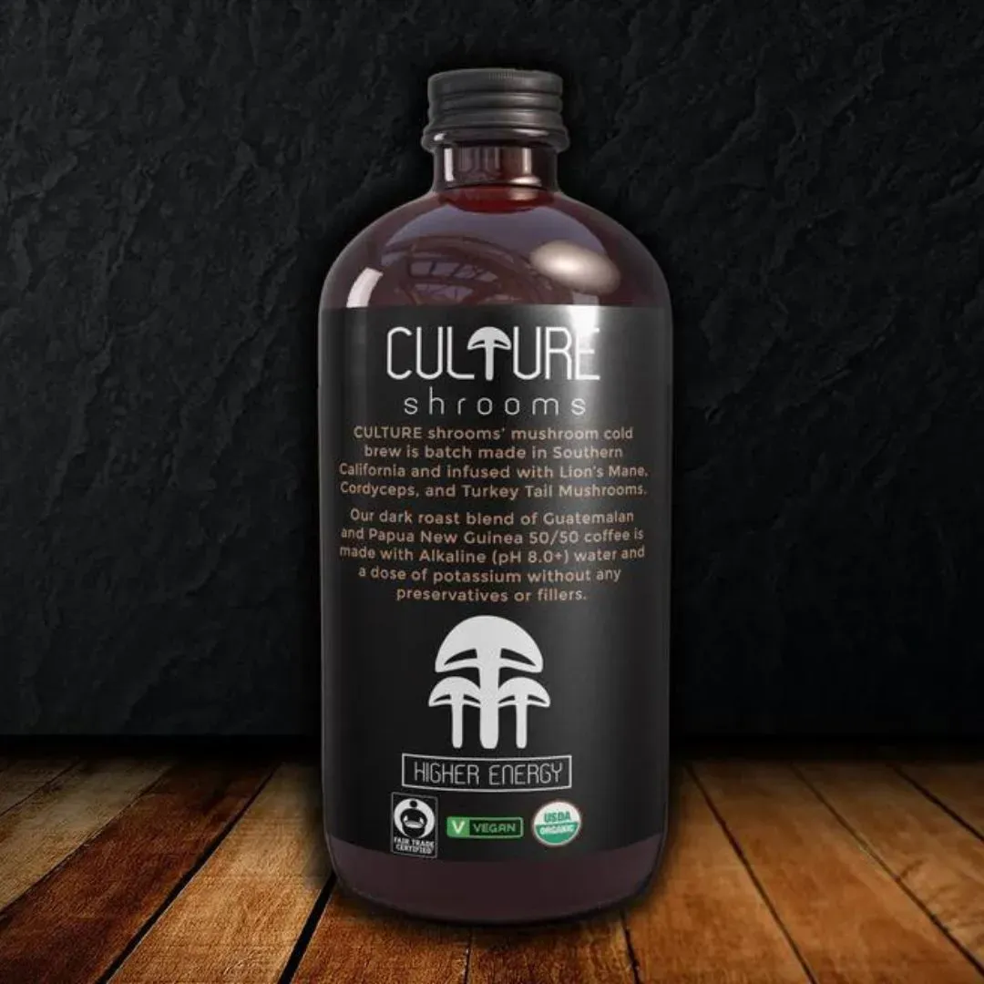 The Original Cold Brew Coffee Infused with 100% Organic Mushrooms