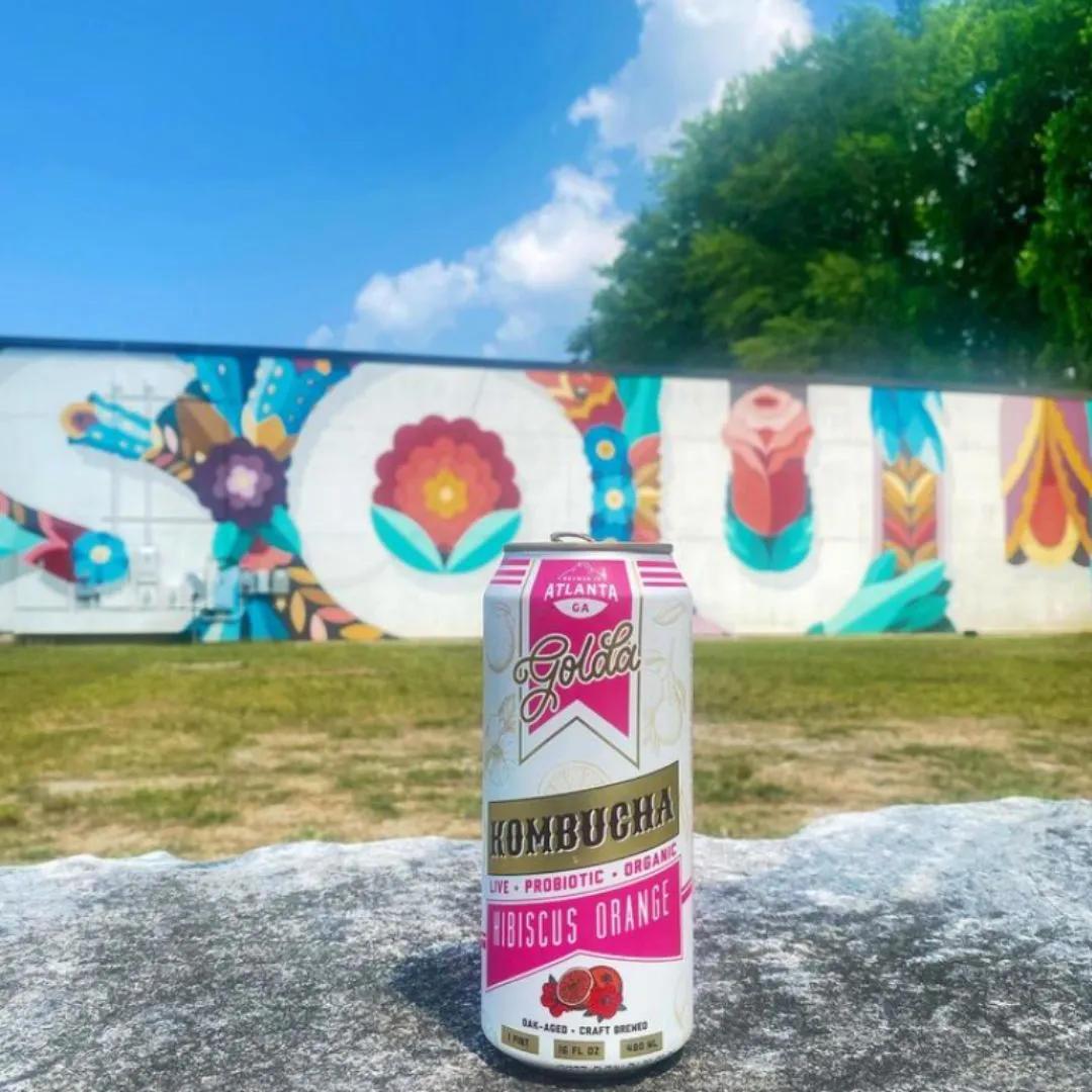 Hibiscus Orange Kombucha