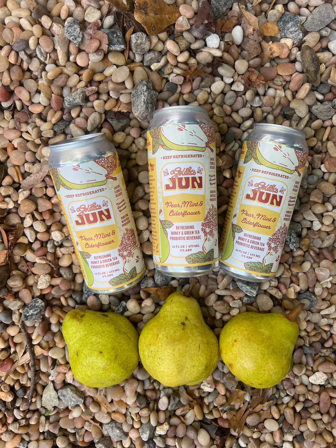 Pear Elderflower Mint Jun