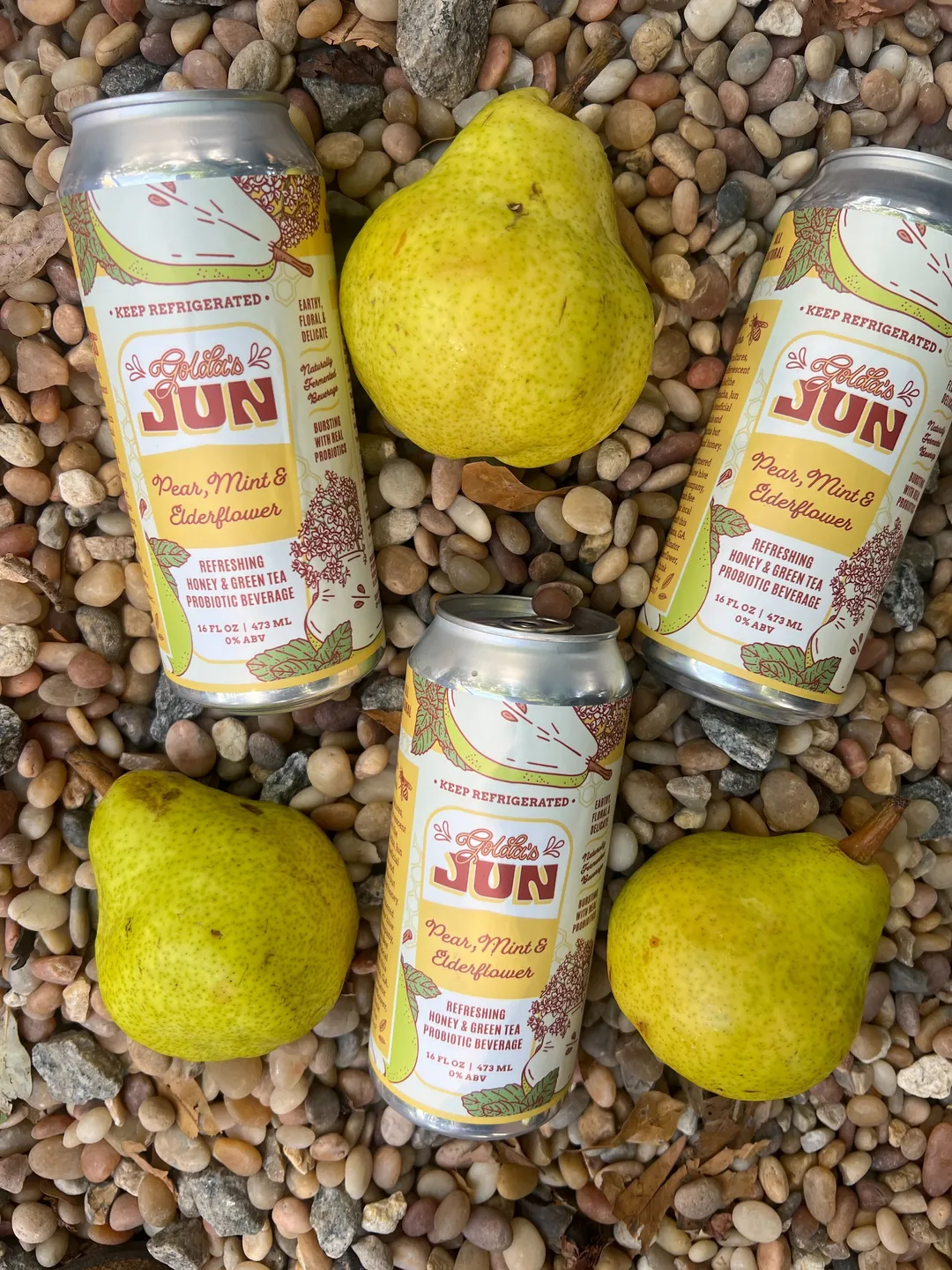 Pear Elderflower Mint Jun