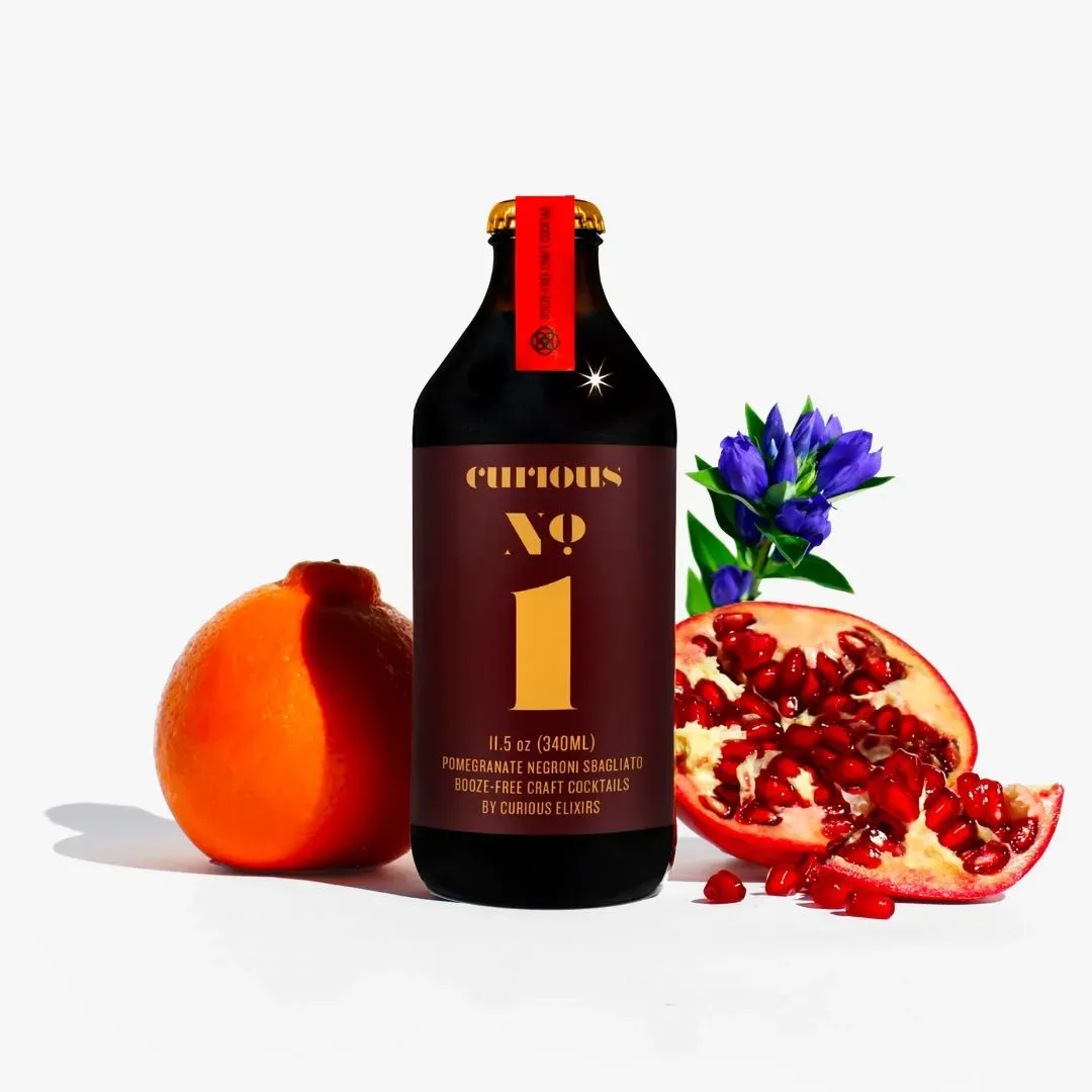Curious Elixir No. 1 Booze-Free Cocktails (12 bottles)