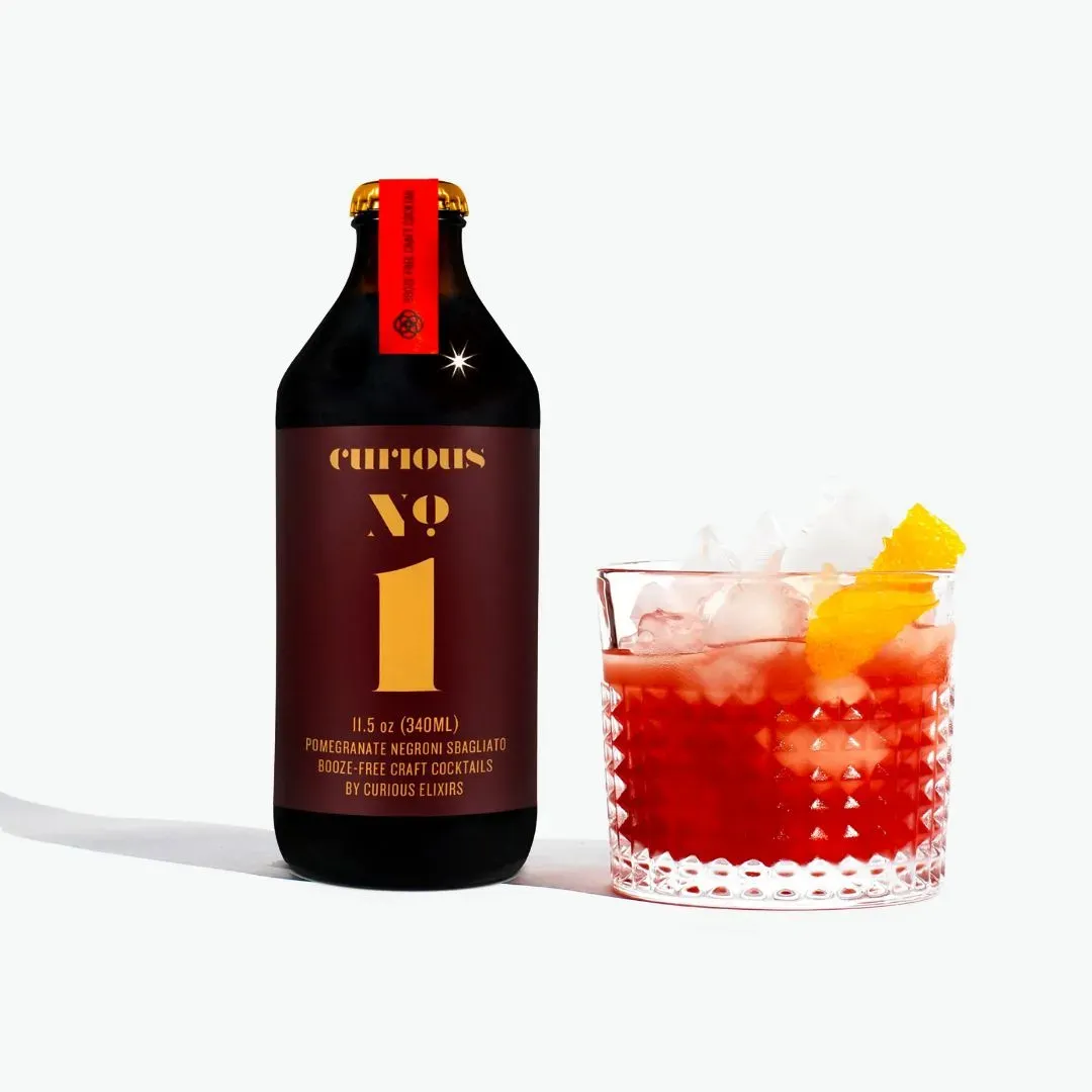 Curious Elixir No. 1 Booze-Free Cocktails (12 bottles)