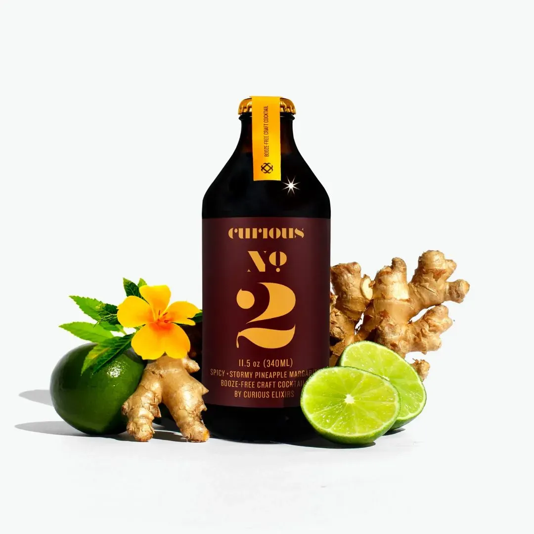 Curious Elixir No. 2 Booze-Free Cocktails (12 bottles)