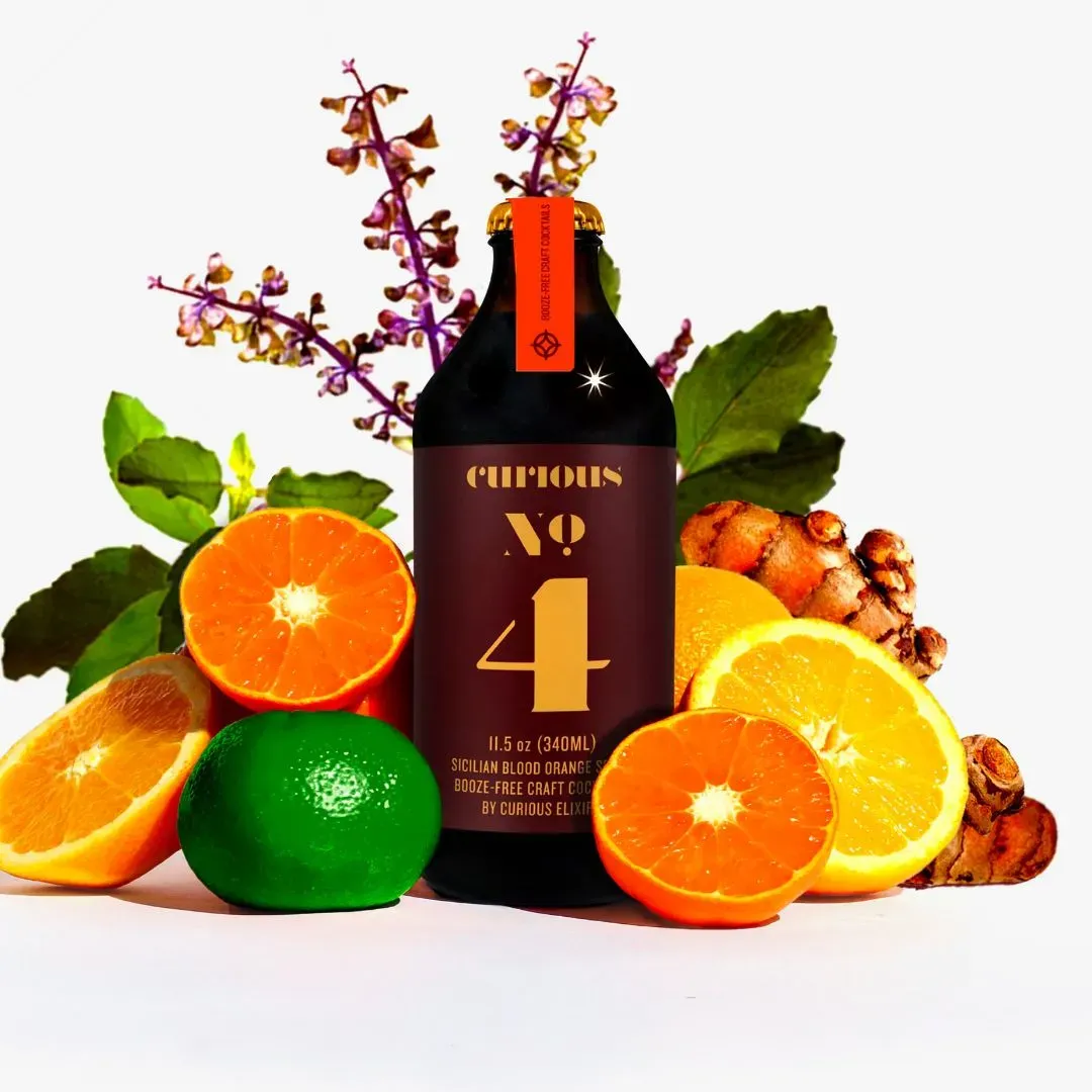 Curious Elixir No. 4 Booze-Free Cocktails (12 bottles)