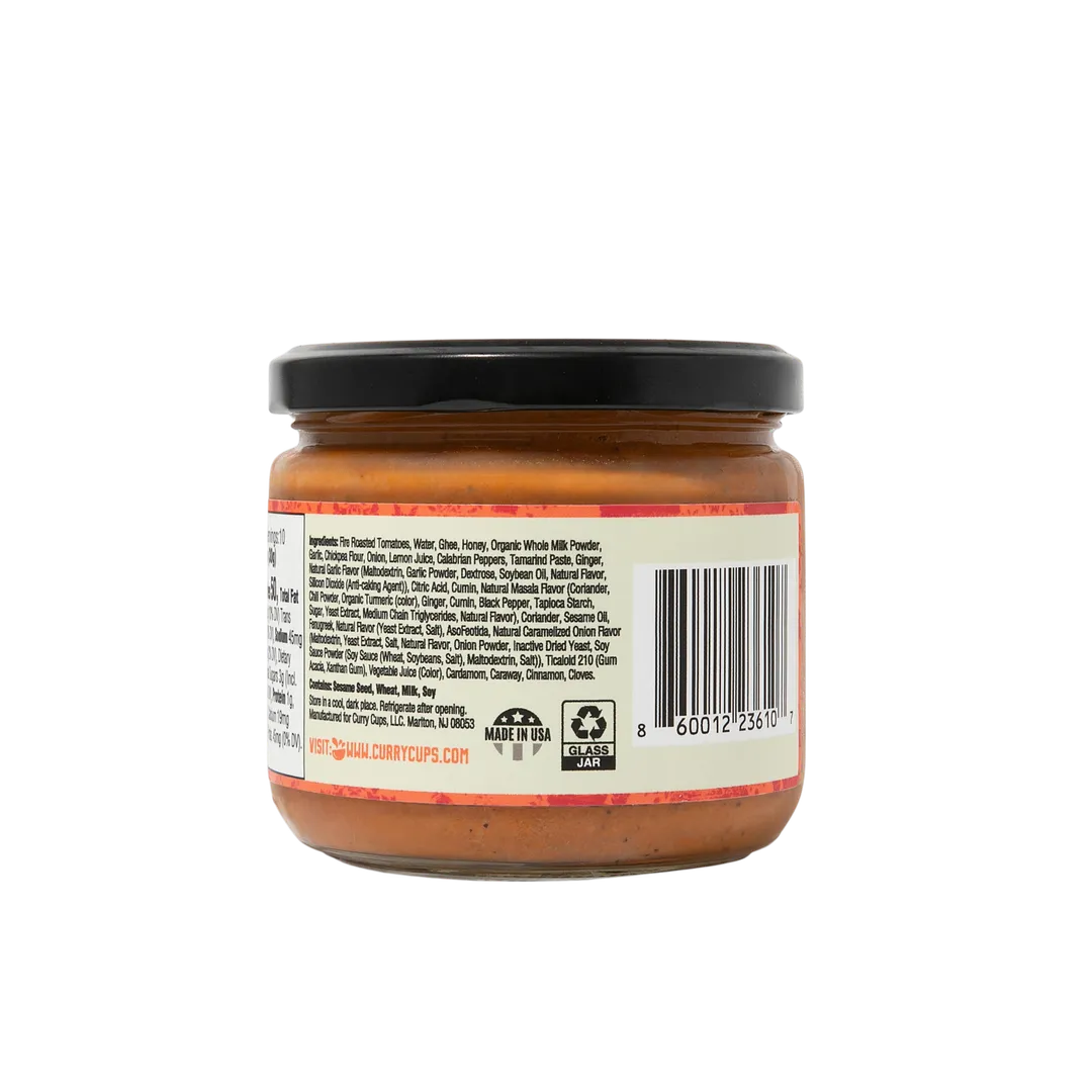 CurryCups - Case - Vegetarian Tikka Masala and Butter Chicken Inspired Dip