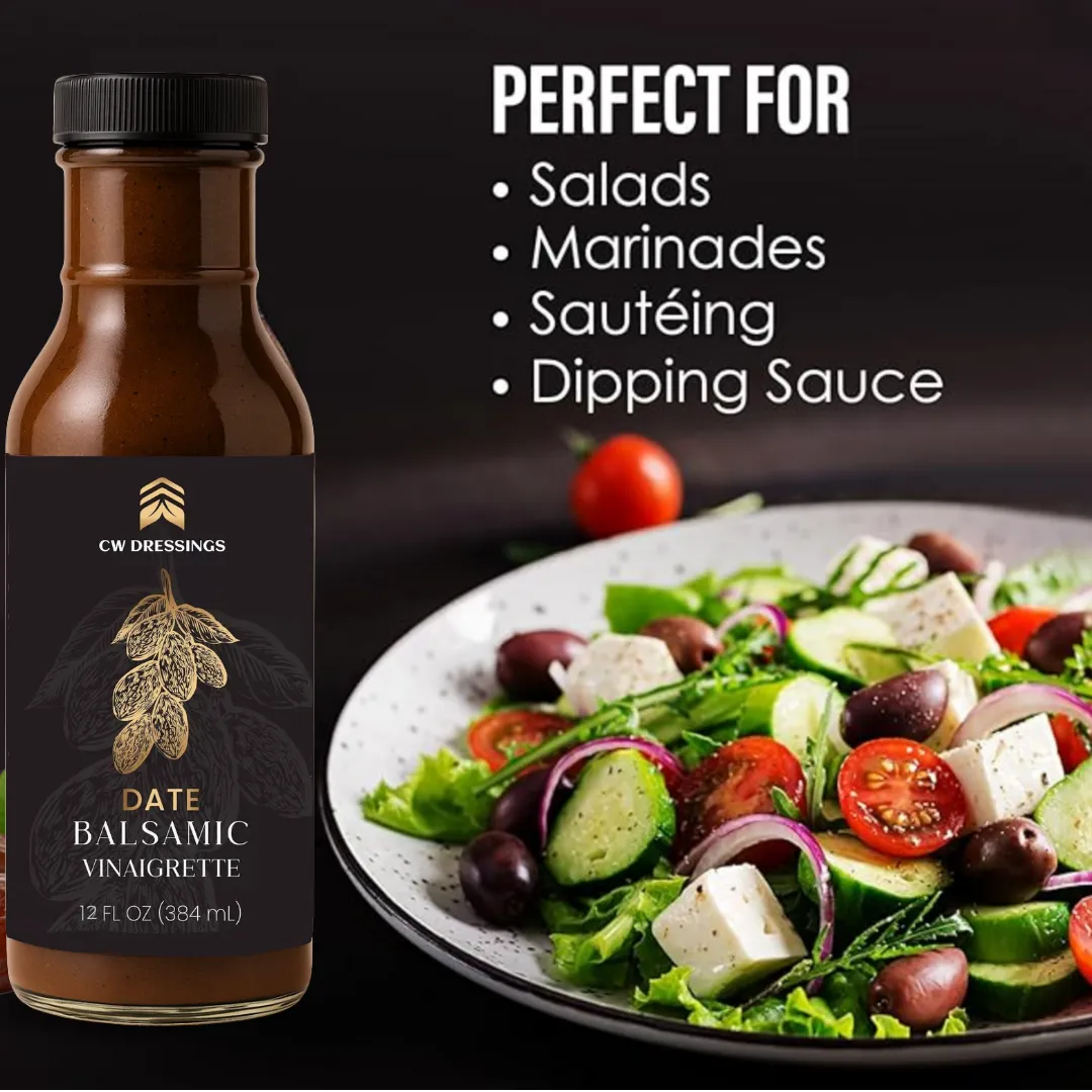 Date Balsamic Vinaigrette Marinade & Salad Dressing