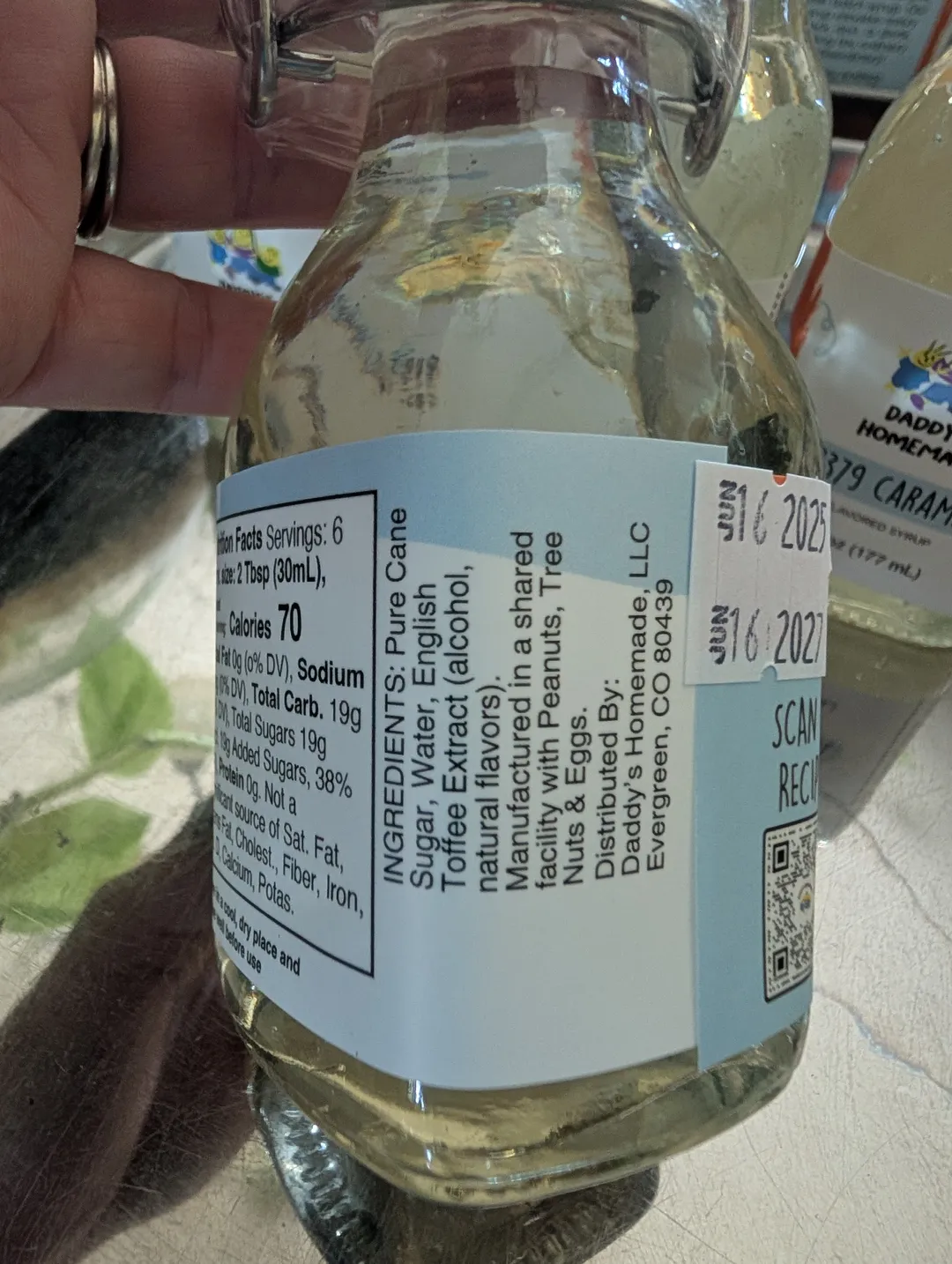 Caramel Natural Flavored Syrup 6oz