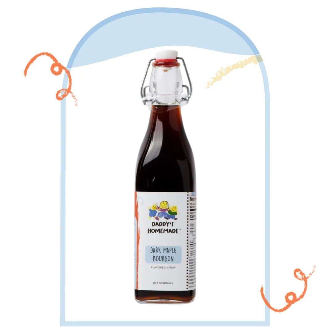 Dark Maple Bourbon Natural Flavored Syrup 6oz