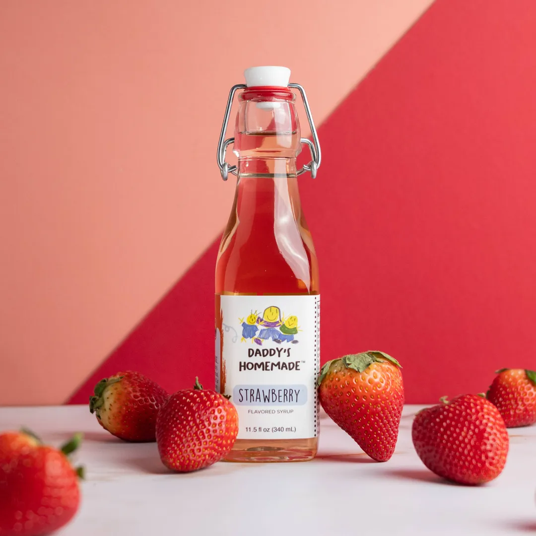 Strawberry Natural Flavored Syrup 11.5oz 