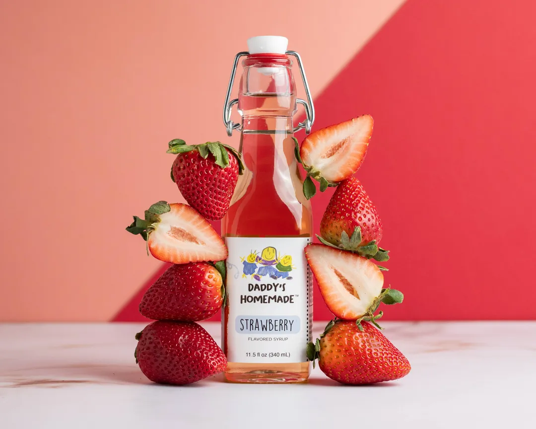 Strawberry Natural Flavored Syrup 11.5oz 