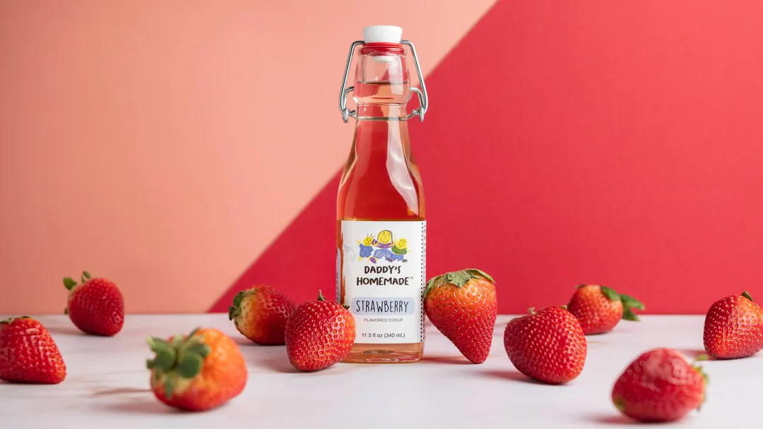 Strawberry Natural Flavored Syrup 11.5oz 
