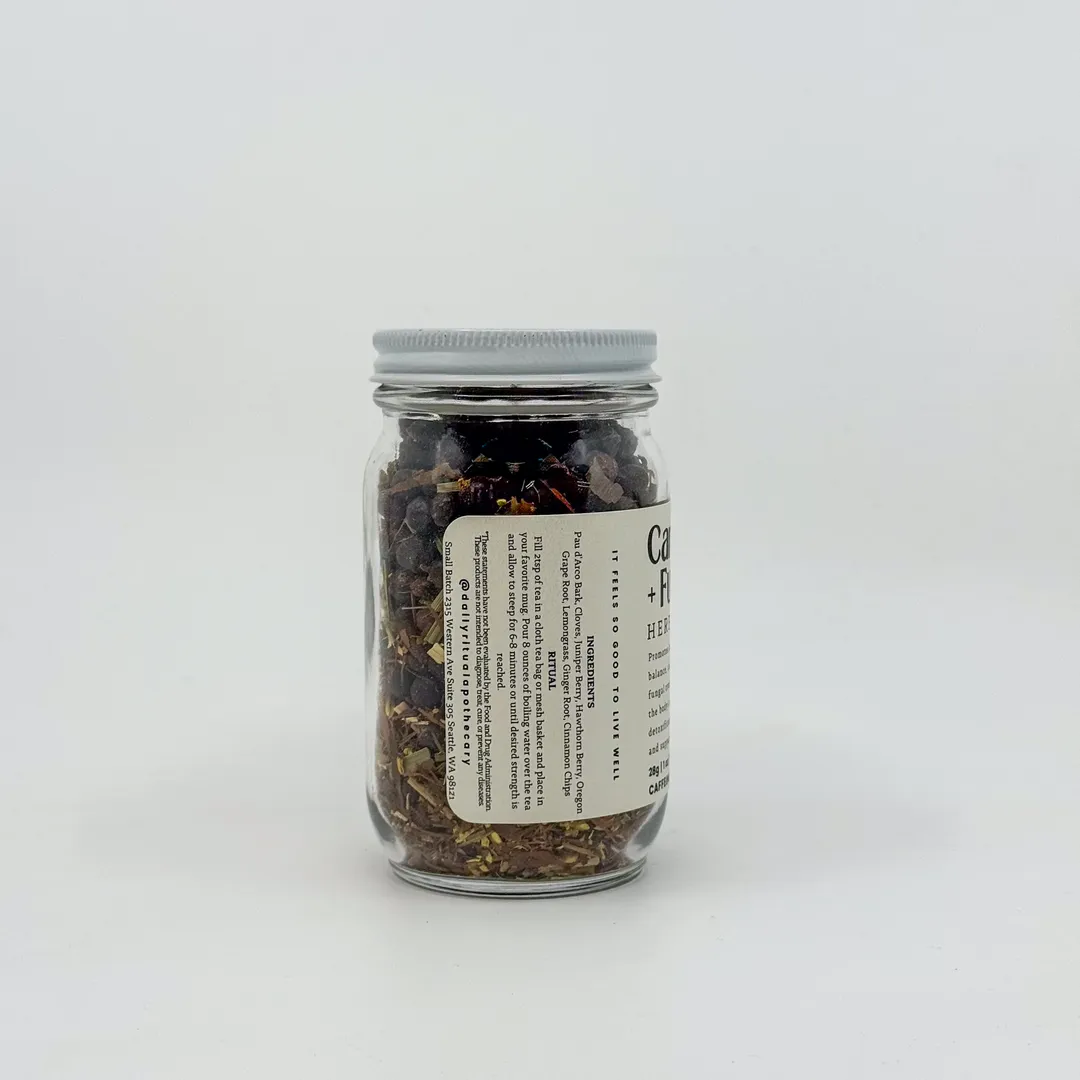 Candida & Fungus Loose Leaf Herbal Tea | Glass Jar