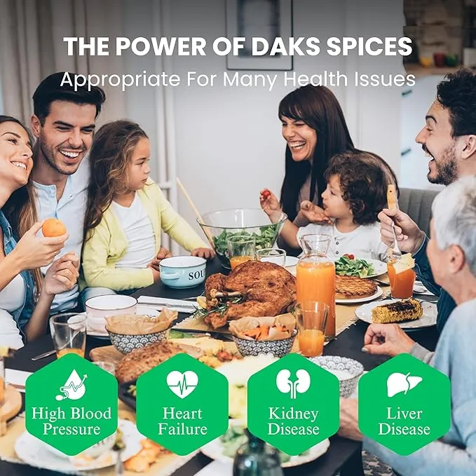 Dak's Spices 6 Pack Seasoning Blends | 100% Salt Free Spices