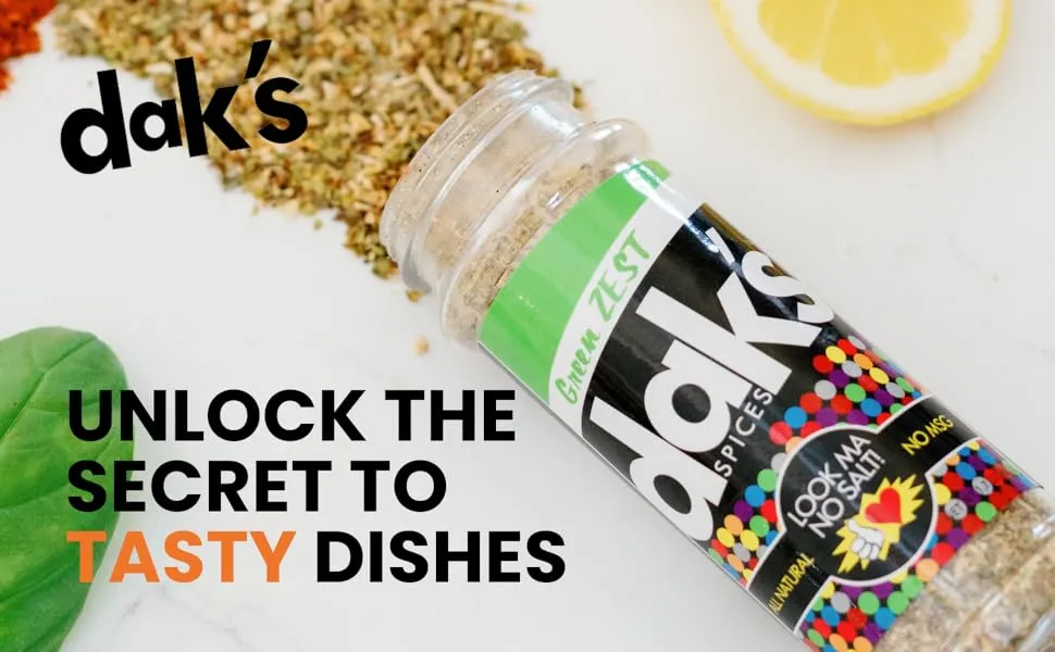 Dak's Spices 6 Pack Seasoning Blends | 100% Salt Free Spices