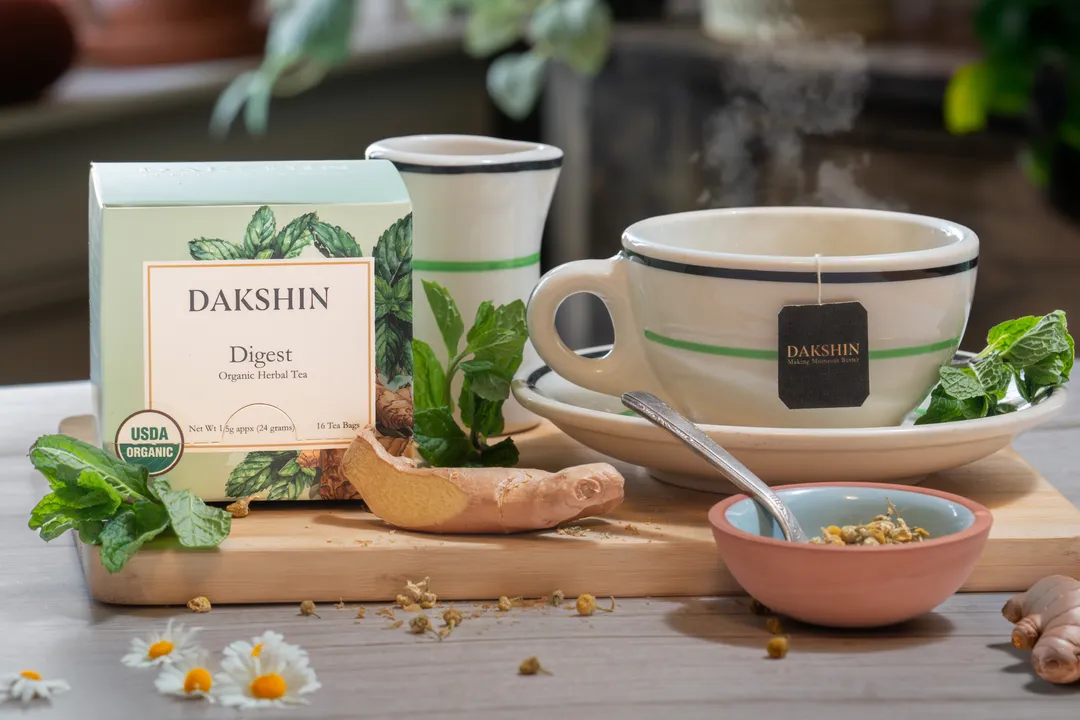Organic Digest Herbal Tea - Gut Relief by Dakshin