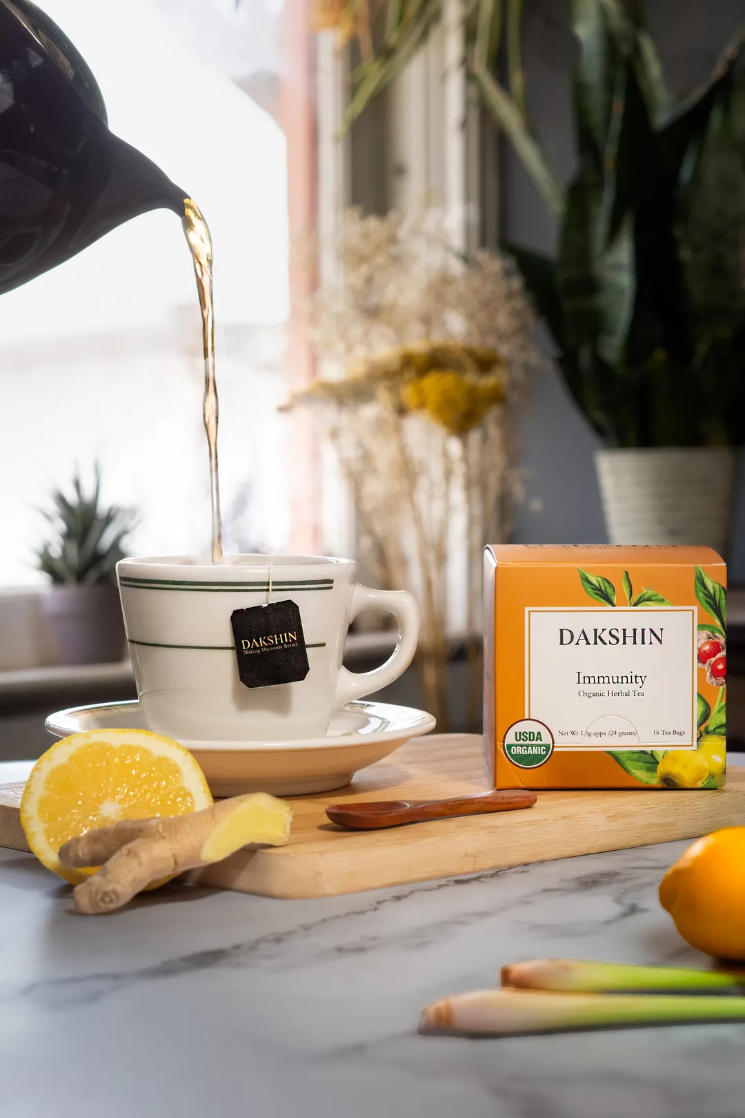 Organic Immunity Herbal Tea - Immune Boost by Dakshin
